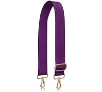 A ALLZEDREAM Tracolla per Borsa, Regolabile Spessa Larghezza 3,8cm, Viola, Oro Ganci