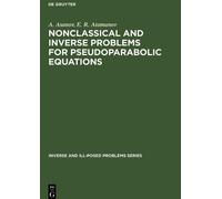 A. Asanov E. R. Nonclassical and Inverse Problems for Pseudop (Copertina rigida)
