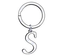 A B C D E F G H I J K L M N O P Q R S T U V W X Y Z Portachiavi con Lettera Donna Uomo Miglior Regalo (S)