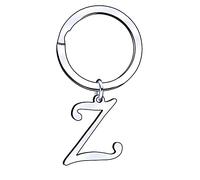 A B C D E F G H I J K L M N O P Q R S T U V W X Y Z Portachiavi con Lettera Donna Uomo Miglior Regalo (Z)