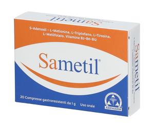 A.B. Pharm Integratore Sametil per il benessere mentale, 20 compresse