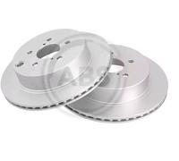 2x Disco freno ventilato 18462 A.B.S. per SUBARU FORESTER