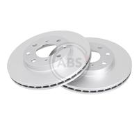 A.B.S. 2X Dischi Dei Freni Anteriori 240 Ventilati Per Honda Jazz II GD_GE3