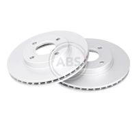 A.B.S. 2X Disco Del Freno Anteriore 258 Ventilato Per Ford Fiesta V JH_ JD_