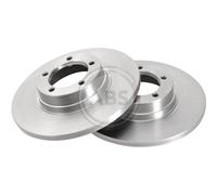 2x Disco freno pieno 16283 A.B.S. per LDV DAF