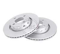 A. B. S.2x Disco Freni Anteriore 280 Ventilato per Audi 80 8C B4 Cabriolet