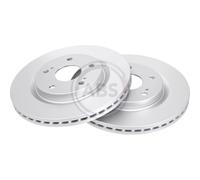 A. B. S.2x Disco Freni Anteriore Ø285 MM Ventilato Rivestito per Suzuki Swift V