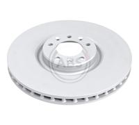2x Disco freno ventilato 18259 A.B.S. per PEUGEOT CITROËN