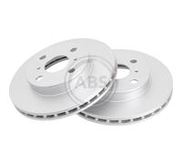 A.B.S. 2X Disco Freno Ø238Mm Anteriore Ventilato Per Toyota Carina II 1.6 2.0 D