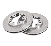 A.B.S. 2X Disco Freno Ø250Mm Anteriore Ventilato Per Nissan Pick-Up 2.5 D 16020