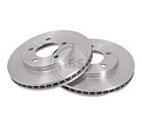 A. B. S.2x Disco Freno Ø258mm Frontale Ventilato per Lincoln Continental 16679