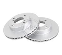 2x Disco freno ventilato 18021 A.B.S. per NISSAN SUZUKI