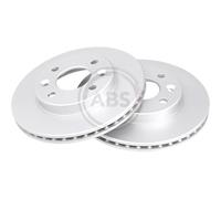 2x Disco freno ventilato 15117 A.B.S. per RENAULT NISSAN