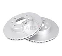 A.B.S. 2X Disco Freno Anteriore 241 Ventilato Per Hyundai I10 BA IA KIA