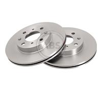 2x Disco freno ventilato 15938 A.B.S. per HONDA ACURA