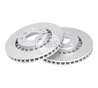 A.B.S. 2X Disco Freno Anteriore 256 Ventilato Per Opel Vectra 15878