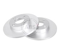 A.B.S. 2X Disco Freno Anteriore 2568 Completo Per Audi 80 89 89Q 8A B3 100