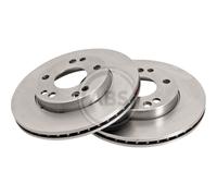 A.B.S. 2X Disco Freno Anteriore 262 Ventilato Per Mercedes-Benz 190 W201