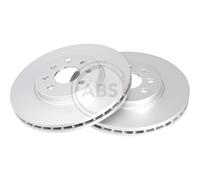 2x Disco freno ventilato 17463 A.B.S. per OPEL COMBO Tour ASTRA H Tre volumi
