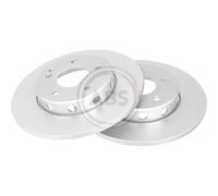 A.B.S. 2X Disco Freno Anteriore 284 Completo Per Mercedes-Benz Classe C W202