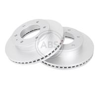 A.B.S. 2X Disco Freno Anteriore 288 Ventilato Per Ford Ranger ES ET TU