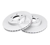 A.B.S. 2X Disco Freno Anteriore Ø295 Mm Ventilato Per Mercedes-Benz B-Class W247