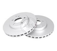 A.B.S. 2X Disco Freno Anteriore 295 Ventilato Per Mercedes-Benz E-Class