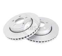 A.B.S. 2X Disco Freno Anteriore 302 Ventilato Per Dodge Nitro KA Jeep 18018
