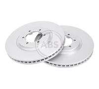 A.B.S. 2X Disco Freno Anteriore 303 Ventilato Per Hyundai Terracan HP 18000
