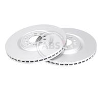 A.B.S. 2X Disco Freno Anteriore 312 Ventilato Per VW Polo 9N_ 6R 6C Golf IV