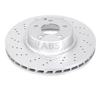 2x Disco freno forato 17110 A.B.S. per MERCEDES-BENZ CLASSE S CLASSE S Coupé