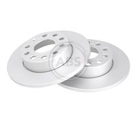 A.B.S. 2X Disco Freno Posteriore 256 Completo Per VW Golf V 1K1 Touran 1T1 1T2