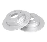 A. B. S.2x Disco Freno Posteriore 258 Pieno per Mercedes-Benz 190 W201 Saloon