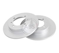 A.B.S. 2X Disco Freno Posteriore 260 Voll Per Mitsubishi Space Star DG_A