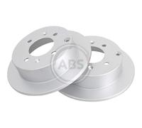 A. B. S.2x Disco Freno Posteriore 263 Pieno per Hyundai Matrix FC Sonata IV Ef