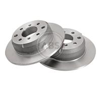 2x Disco freno pieno 15005 A.B.S. per ALFA ROMEO GIULIA SPIDER 1750-2000 GT