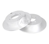2x Disco freno pieno 17776 A.B.S. per MITSUBISHI PEUGEOT CITROËN