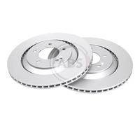 A. B. S.2x Disco Freno Posteriore Ø314 MM Pieno Rivestito per Hyundai i30 Pde