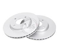 A. B. S.2x Disco Frontale Ø280mm Ventilato per Nissan Tiida Hatchback Cube