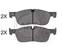 A.B.S. 35101 Kit pastiglie freni Anteriore per LAND ROVER Discovery Sport (L550)