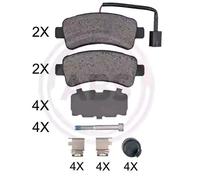 A.B.S. 35116 Kit pastiglie freni