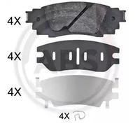 A.B.S. 35135 Kit pastiglie freni Posteriore per TOYOTA YARIS CROSS (MXP)