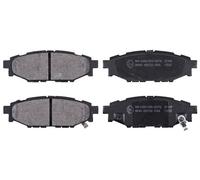 Kit di 4 pastiglie freno posteriori per SUBARU XV 2.0 D AWD (GPD)