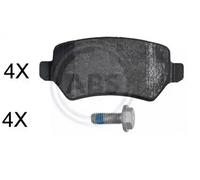 A.B.S. Kit pastiglie freni Posteriore per OPEL ZAFIRA B (A05) 37814