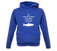 A Bad Day Pesca - Bambini Felpa/Maglione - Fisher Pescatore Carpa Pesce Trota