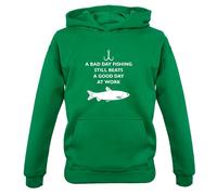 A Bad Day Pesca - Bambini Felpa/Maglione - Fisher Pescatore Carpa Pesce Trota