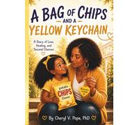 A BAG OF CHIPS AND A YELLOW KEYCHAIN