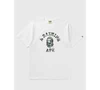 A Bathing Ape ABC CAMO COLLEGE TEE men Shortsleeves white in taglia:L