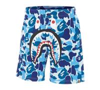A BATHING APE - ABC Camo Shark Sweat Shorts - -Shorts -Uomo -Blu -S