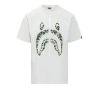 A BATHING APE - ABC Camo Shark Tee - - Tops - Uomo - Bianco - L